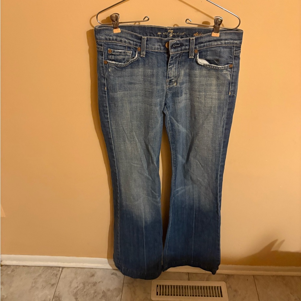 7 for All Mankind Dojo Bootcut Blue Jeans